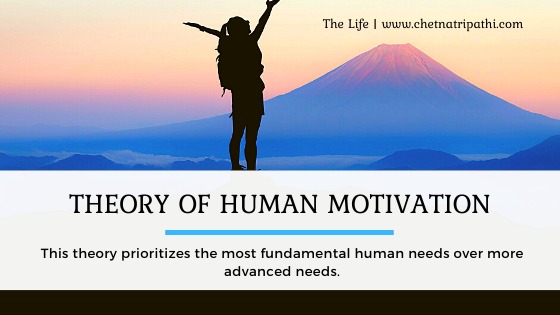 Theory of human motivation by Abraham Maslow